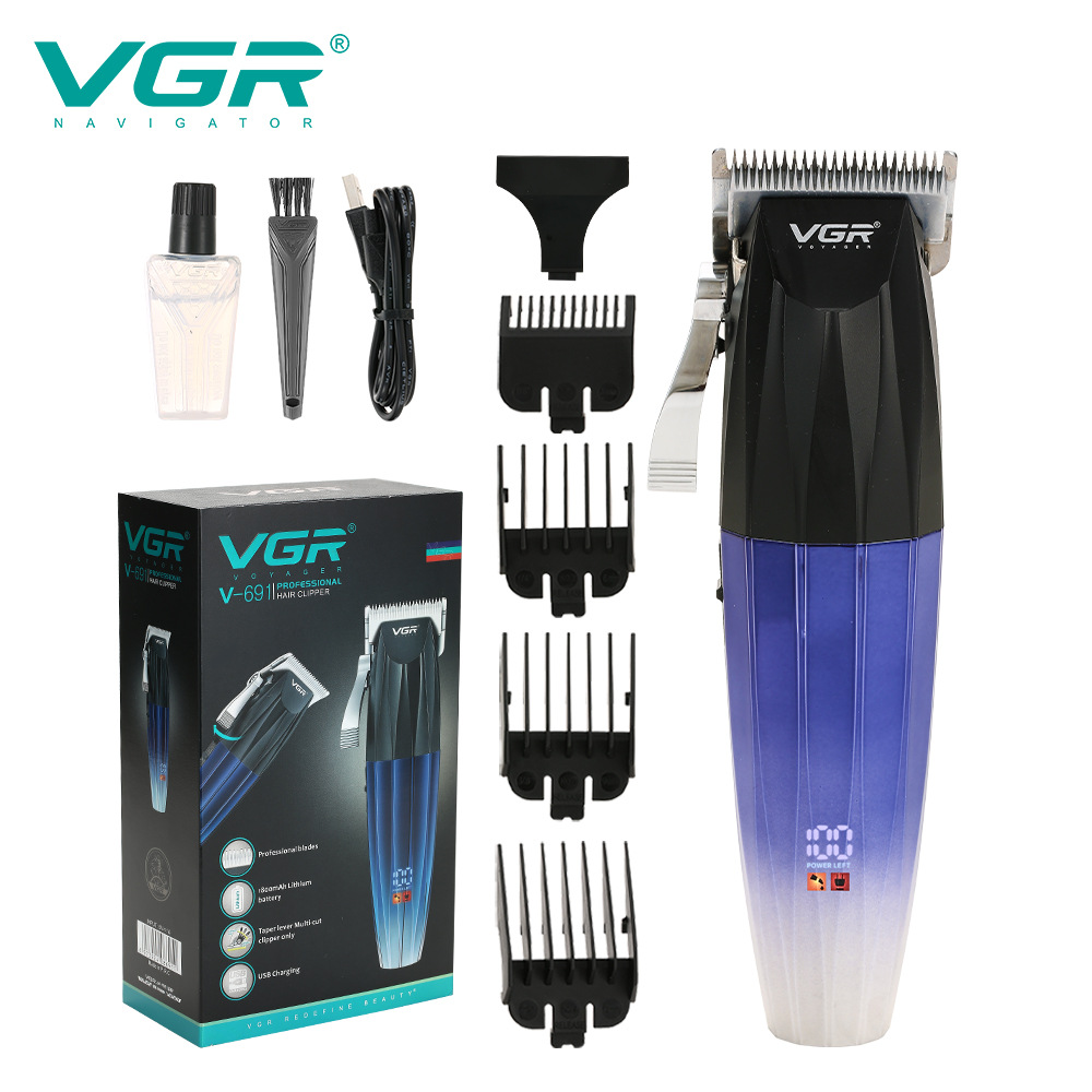 VGR cortadora de pelo profesional maquina cortar pelo profesional  recortadora de cabello Sin cable Barbero máquina