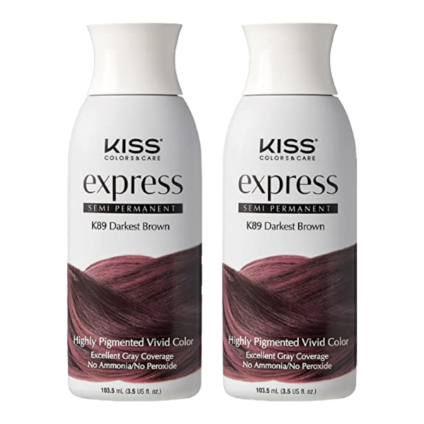 Kiss Color Express Castaño Oscuro x 103 ml K89 - Imagen 2