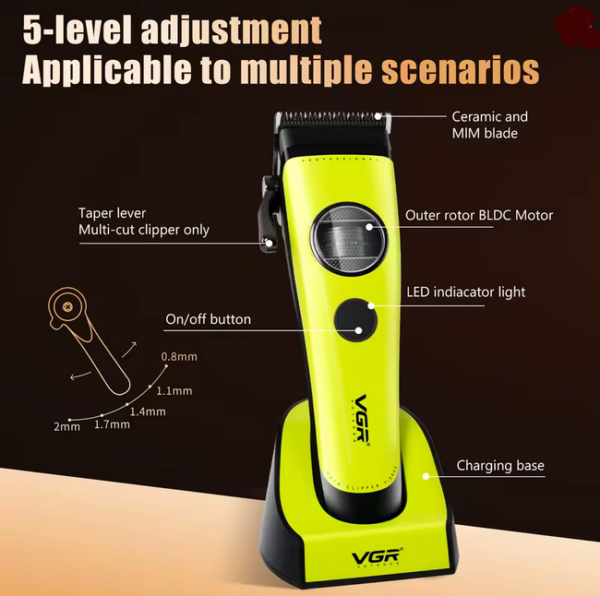 VGR 880 Maquina Cortadora De Cabello Uso Pro - Imagen 6