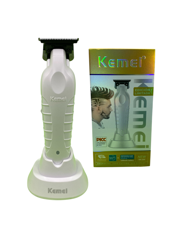 Kemei 2299 Con Base De Carga ⭐ - Imagen 3