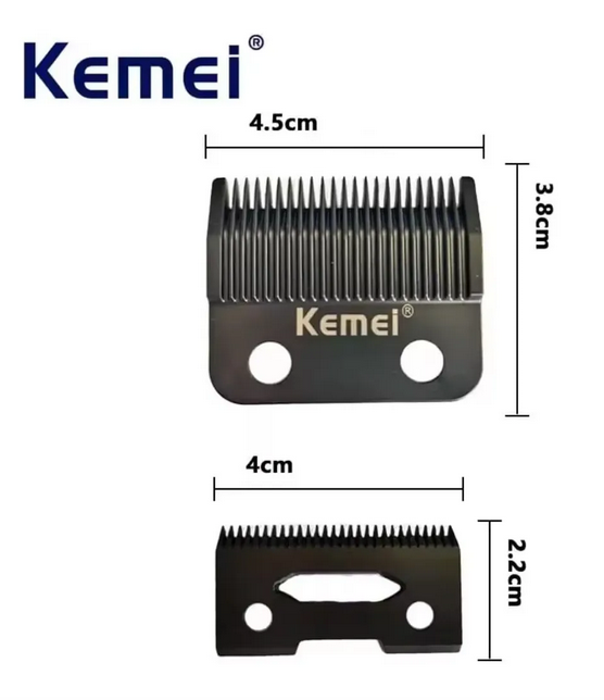 Cuchilla Kemei 2296 Repuesto Original - Imagen 3