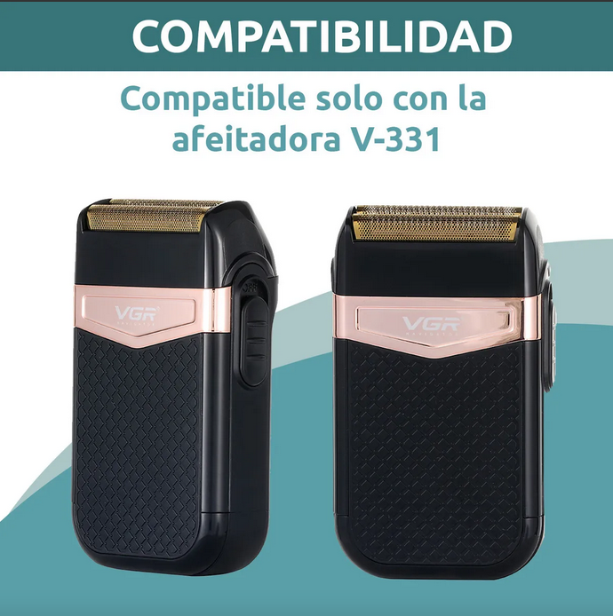 Cabezal Repuesto Maquina Afeitadora Vgr 331 Doble Cuchilla - Imagen 4