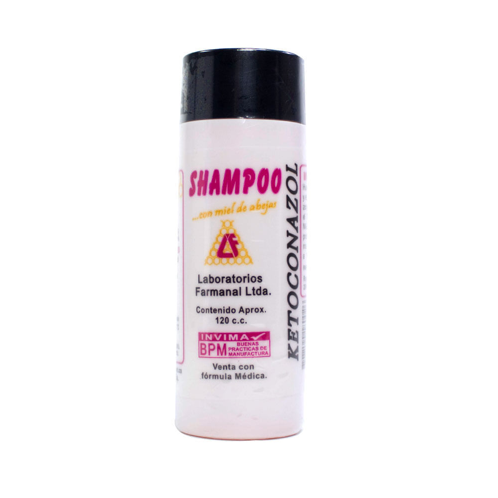 Ketoconazol Shampoo Anticaspa Con Miel De Abejas x 120 mL Farmanal