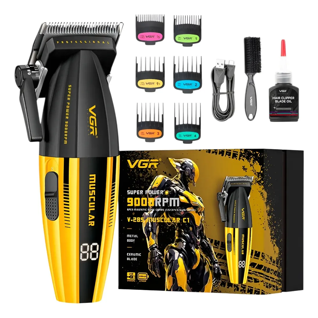 VGR 285 Cortadora De Cabello Profesional 9000 Rpm