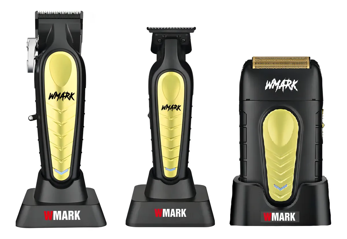 Wmark 1638 Combo Profesional Maquina Patillera Y Shaver