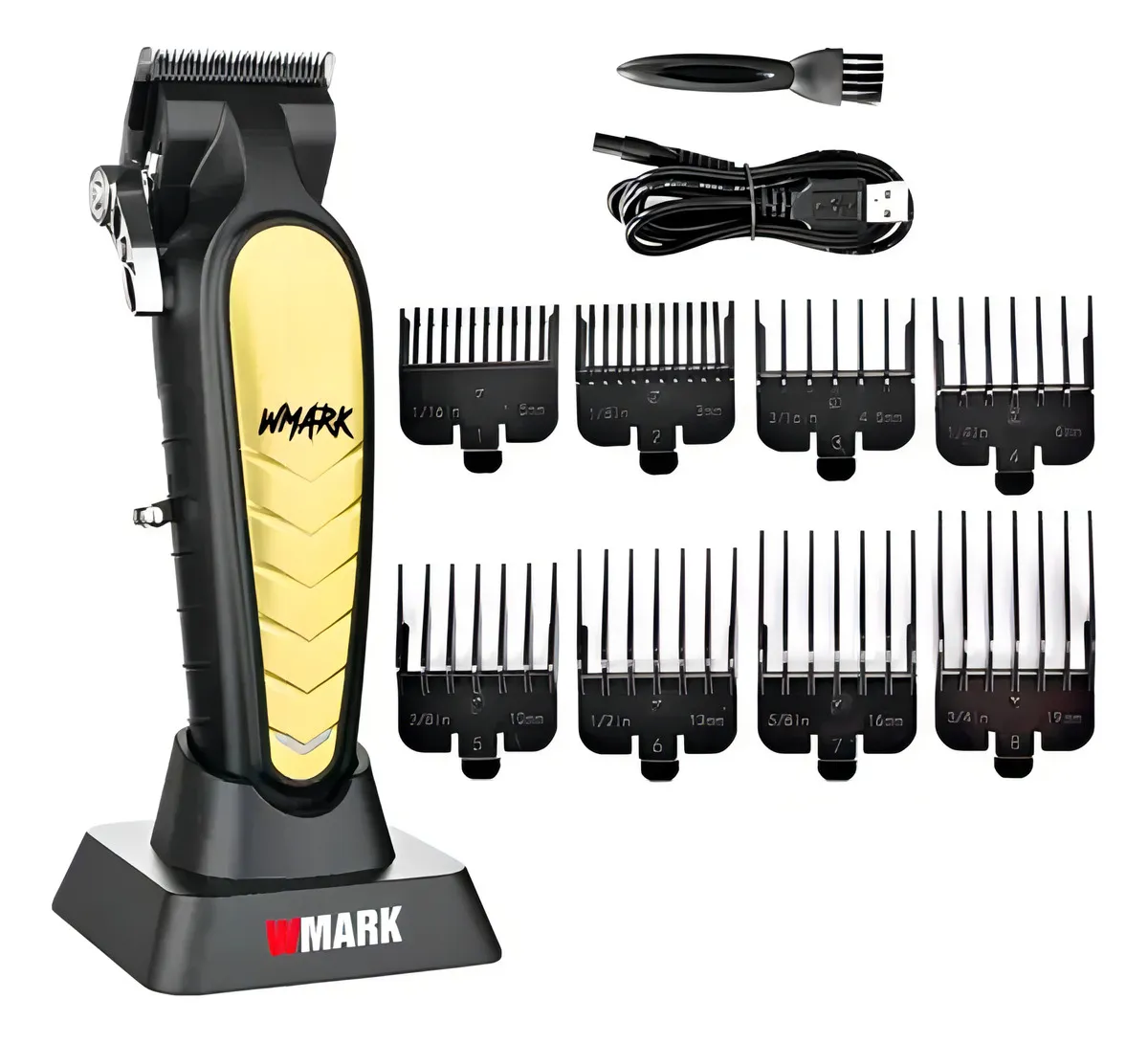 Wmark 1638 Combo Profesional Maquina Patillera Y Shaver - Imagen 3