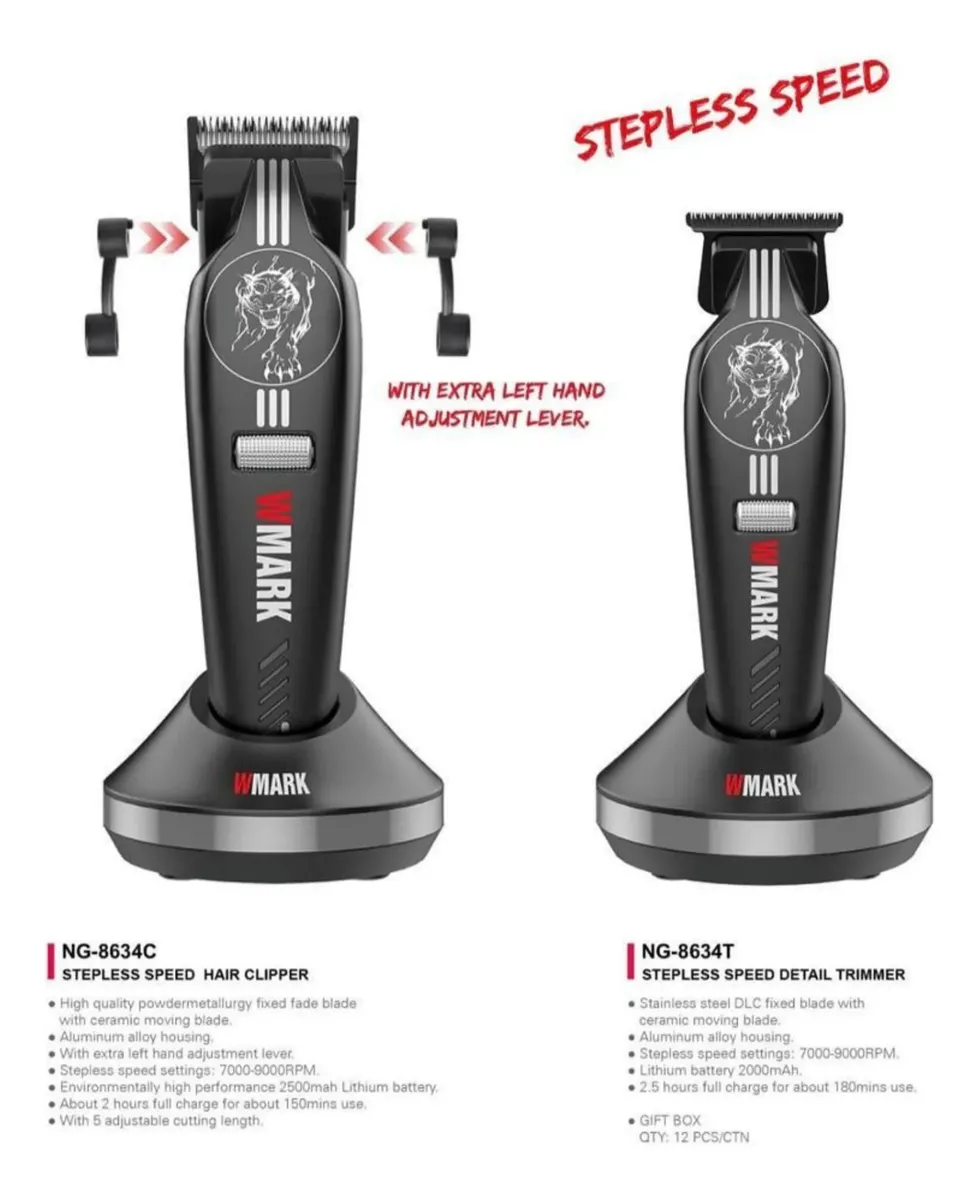 Wmark 8634 Kit Barbero Combo Profesional - Imagen 4