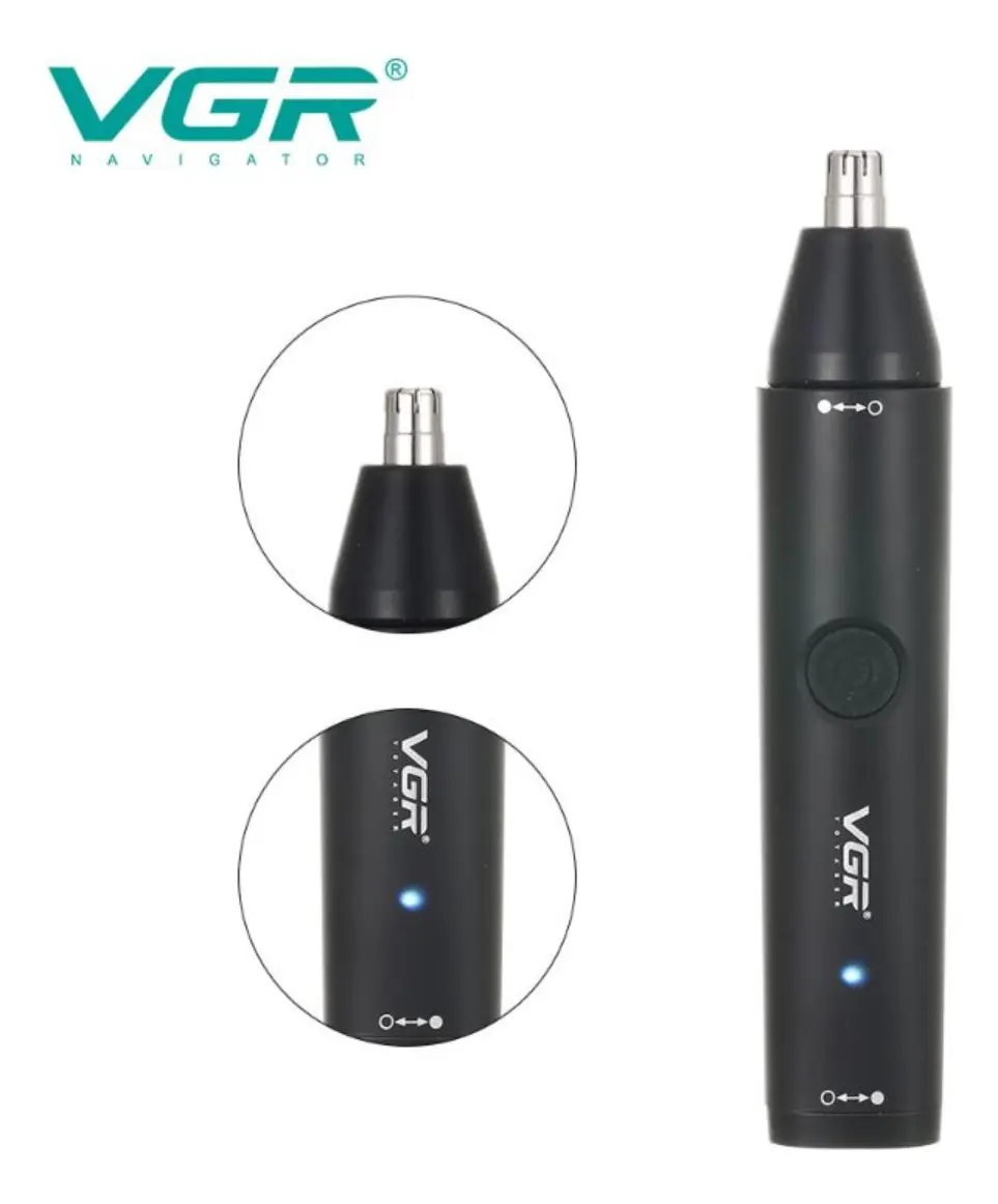 VGR 613 Trimmer Depilador Nasal Oidos y Bigote - Imagen 4