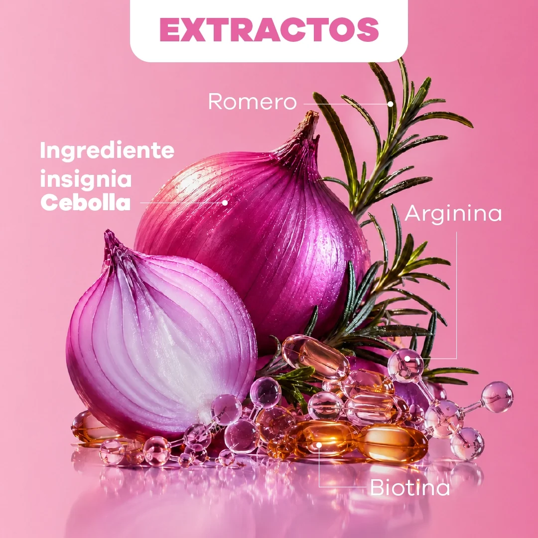 Sérum de Crecimiento Capilar con Cebolla Romero y Biotina X 60 Ml Natural Sant - Imagen 2