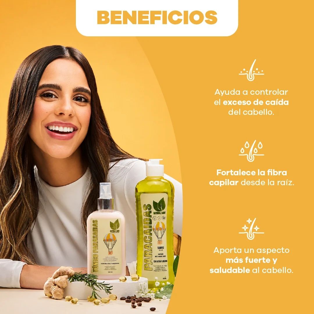 Kit Anticaída Paracaídas Shampoo, Tónico Y Gotas Onionvital Natural Sant - Envio GRATIS 🚚✔️⭐ - Imagen 5
